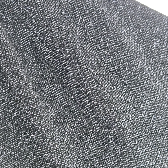 🎄 Arianna by Rachel Kaye EUC One Shoulder shimmery Dress 12 Black slant hem - Picture 9 of 16